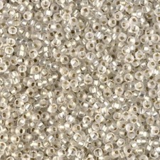 Miyuki rocailles Perlen 11/0 - Semi-matte silver lined crystal 11-1901